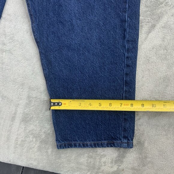 Empyre Jeans Mens 28x26” Easy Now Ultra-Loose Dark Blue Denim Grunge Skate Y2K - Picture 6 of 16